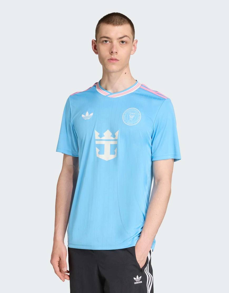 adidas Performance - Drittes Trikot von Inter Miami CF 25/26 in der Farbe Semi Blue Burst-Blau von adidas performance