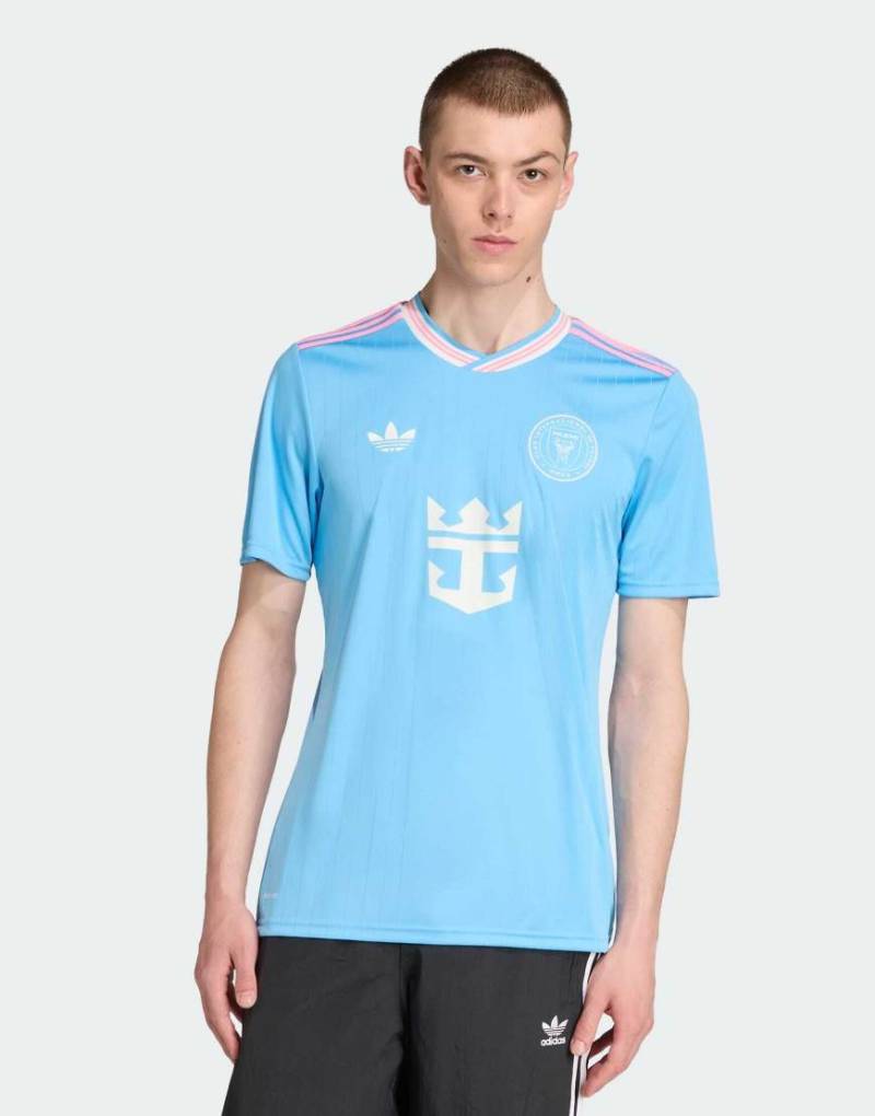 adidas Performance - Drittes Trikot von Inter Miami CF 25/26 in der Farbe Semi Blue Burst-Blau von adidas performance
