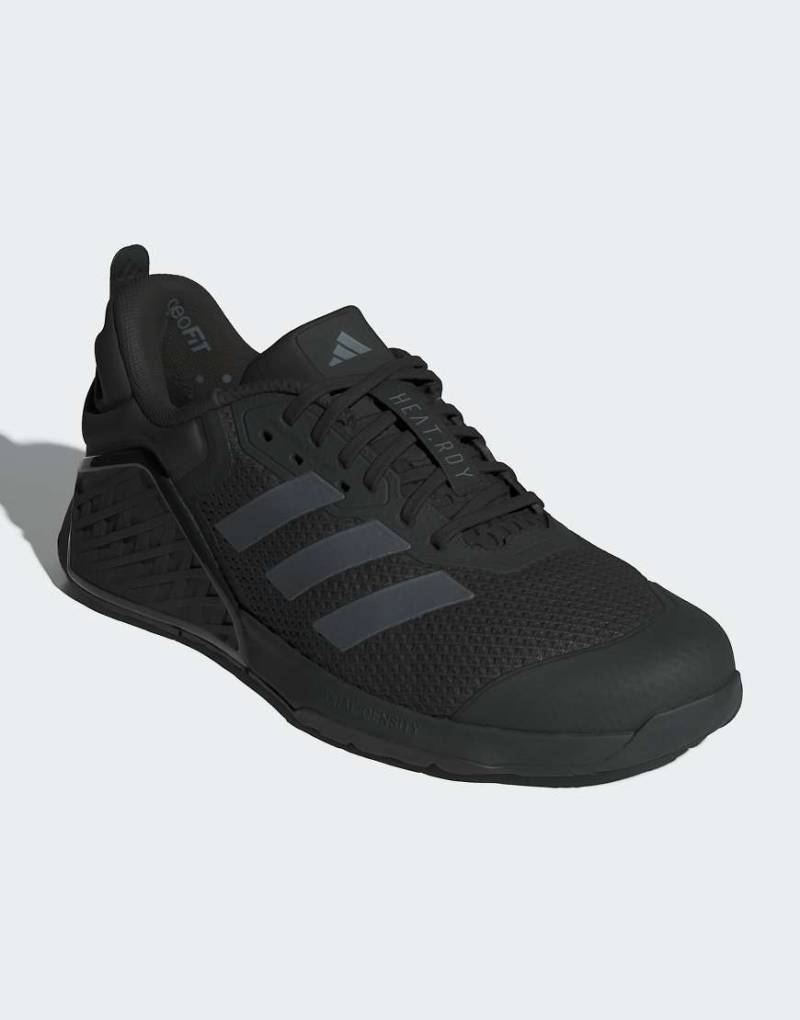 adidas Performance - Dropset 3 - Sportschuhe fürs Krafttraining in Kernschwarz / graue Vier / Grau von adidas performance