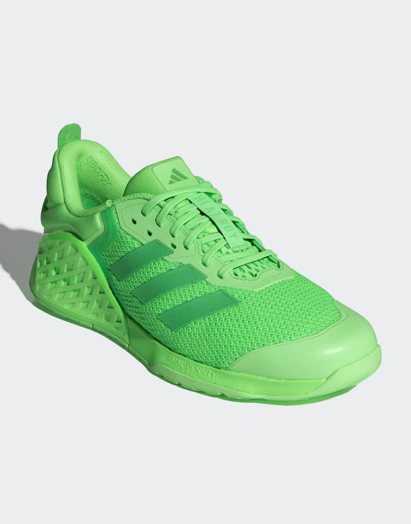 adidas Performance - Dropset 3 - Sportschuhe fürs Krafttraining in Lime Burst / Semi Solar Lime /-Grün von adidas performance