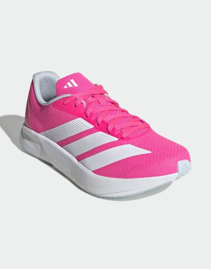 adidas Performance - Duramo RC2 - Laufschuhe in Lucid Pink und Weiß-Rosa von adidas performance