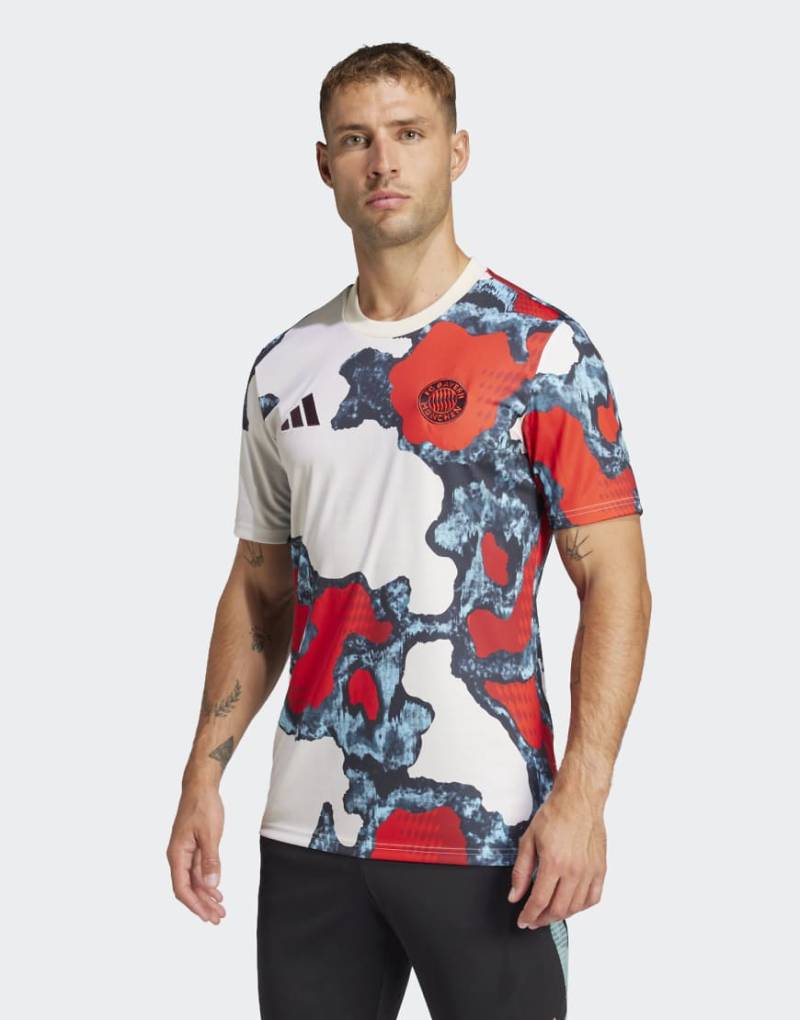 adidas Performance - FC Bayern 24/25 - Pre-Match-Trikot in Rot / Team Power Red 2 / Light von adidas performance