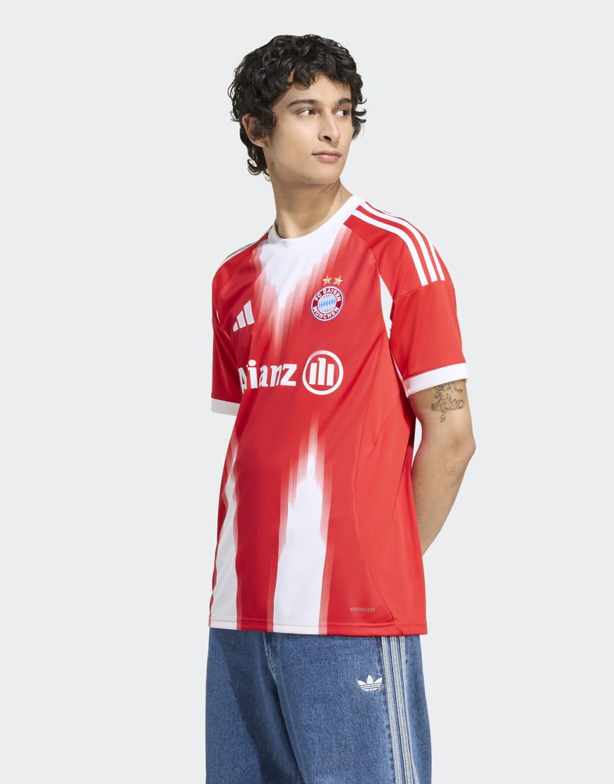 adidas Performance - FC Bayern 25/26 Damenmannschaft - Langärmliges Heimtrikot in Rot von adidas performance