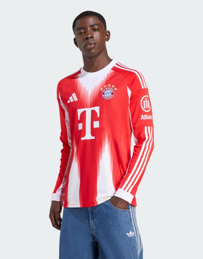 adidas Performance - FC Bayern 25/26 - Langärmliges Heimtrikot in Rot von adidas performance