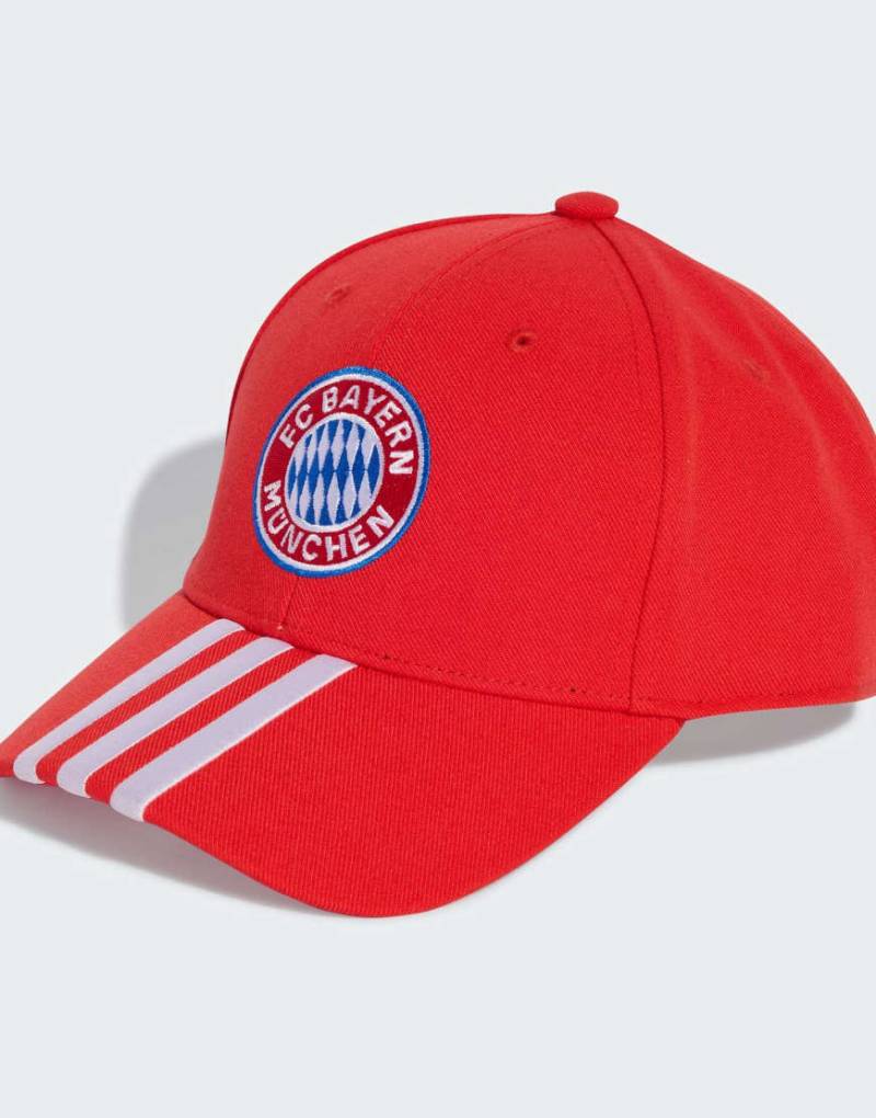 adidas Performance - FC Bayern Home - Baseballkappe in Rot und Weiß von adidas performance