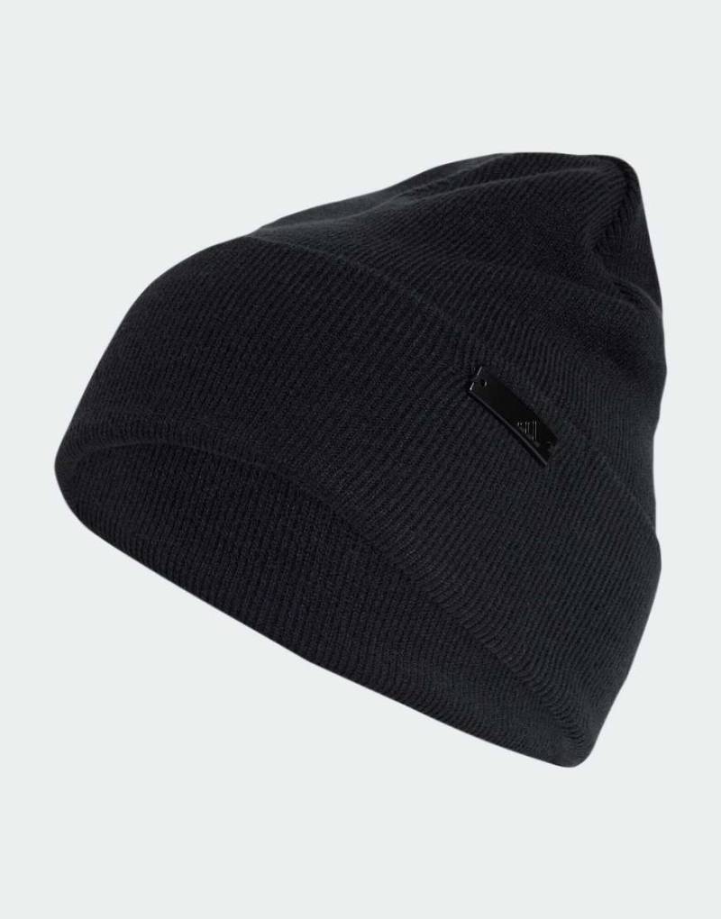 adidas Performance - Farblich abgestimmte Strickmütze in Schwarz von adidas performance
