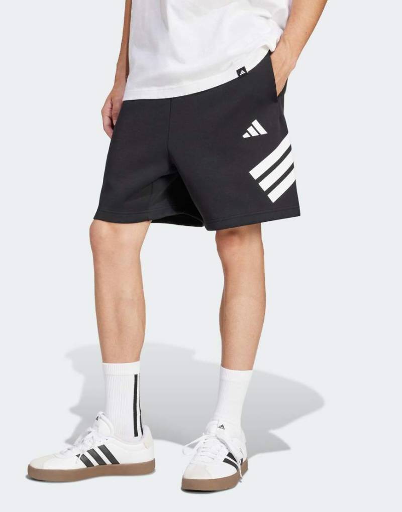 adidas Performance - Future Icons - Shorts in Schwarz mit 3-Streifen-Design von adidas performance