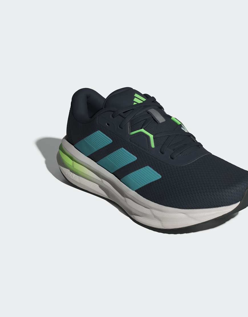 adidas Performance - Galaxy 7 - Laufschuhe in Aurora Ink / Mint Ton / Lime B-Marineblau von adidas performance