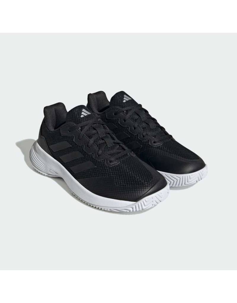 adidas Performance - Gamecourt 2.0 - Tennisschuhe in Core-Schwarz/Core-Schwarz/Silber von adidas performance