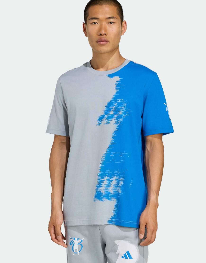 adidas Performance - Jude Bellingham - T-Shirt in Hellgrau von adidas performance