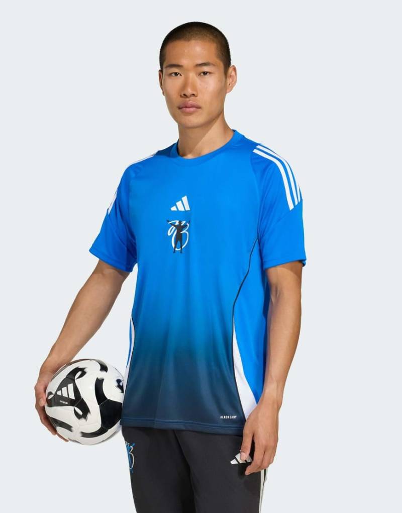 adidas Performance - Jude Bellingham - Trainingsoberteil in Glow Blue-Blau von adidas performance