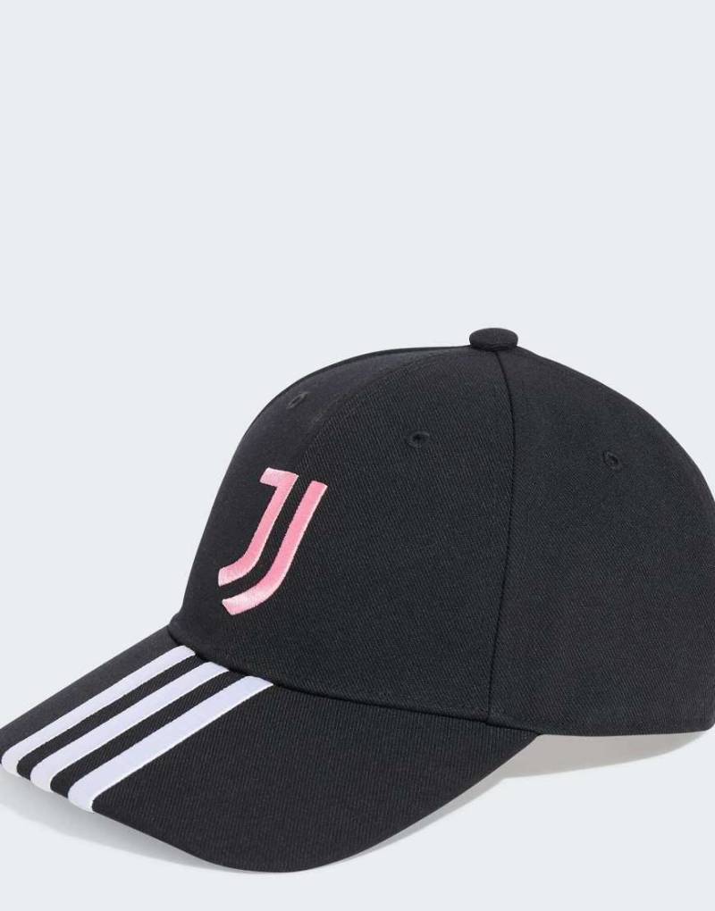 adidas Performance - Juventus - Baseballkappe in Schwarz/Weiß/Bliss Pink von adidas performance