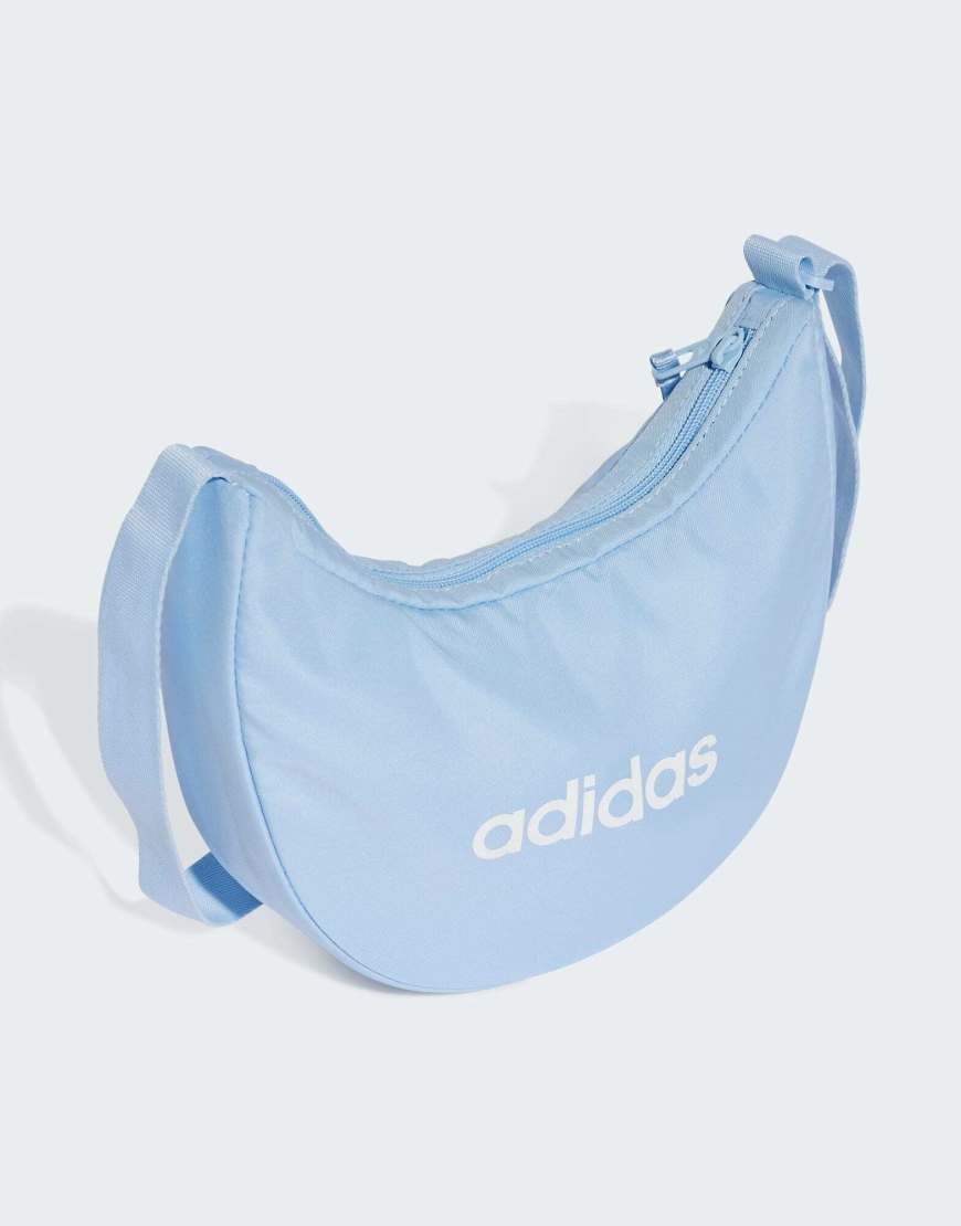 adidas Performance - Linear - Essentials - Festival-Tasche in Glow Blue / Weiß-Blau von adidas performance