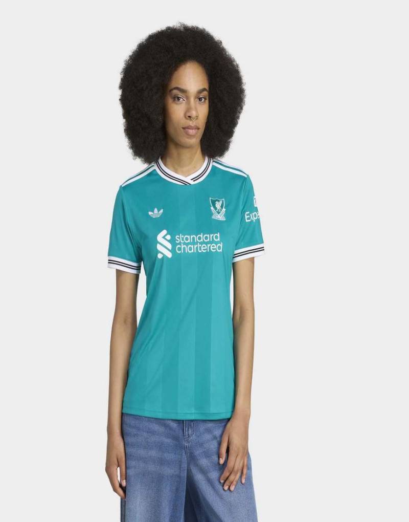 adidas Performance - Liverpool FC 25/26 - Ausweichtrikot in Meergrün von adidas performance