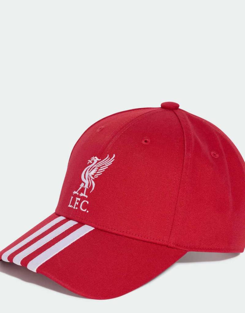 adidas Performance - Liverpool FC - Baseball-Kappe in Erdbeerrot/Weiß von adidas performance