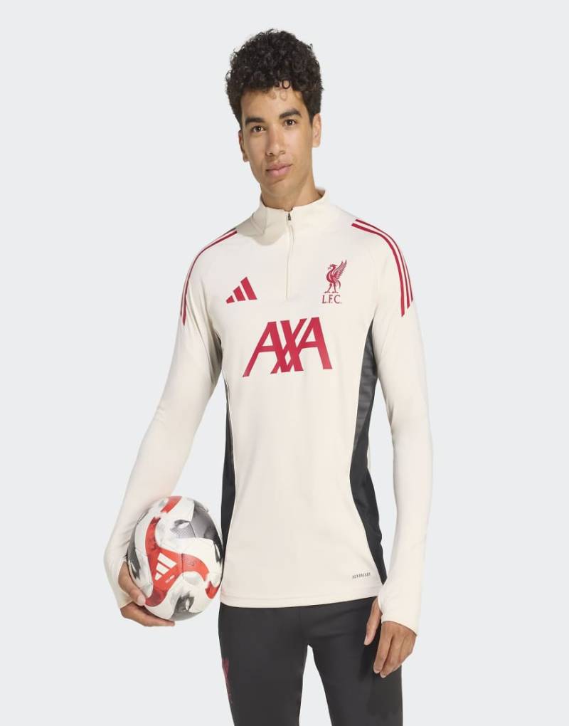 adidas Performance - Liverpool FC Tiro 25 Competition - Trainingsoberteil in Wonder White-Weiß von adidas performance