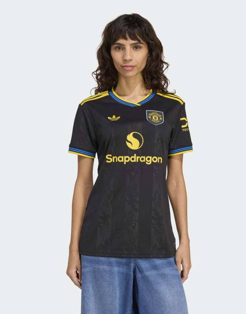 adidas Performance - Manchester United 25/26 - Ausweichtrikot in Schwarz von adidas performance