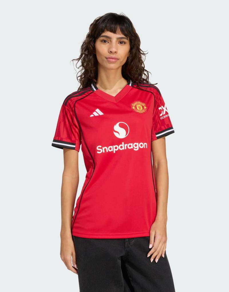 adidas Performance - Manchester United 25/26 - Heimtrikot in MUFC-Rot von adidas performance