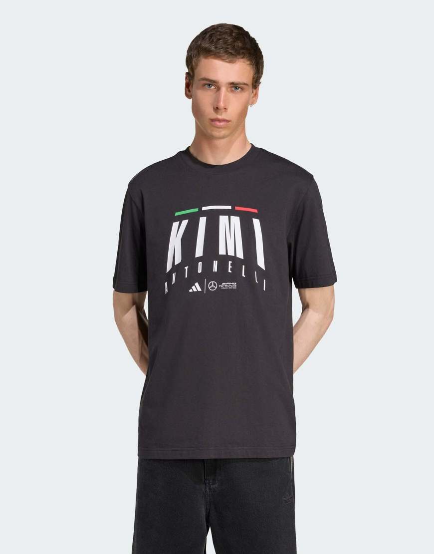 adidas Performance - Mercedes-AMG Petronas Formel 1 One Team Kimi Antonelli - T-Shirt in Schwarz von adidas performance