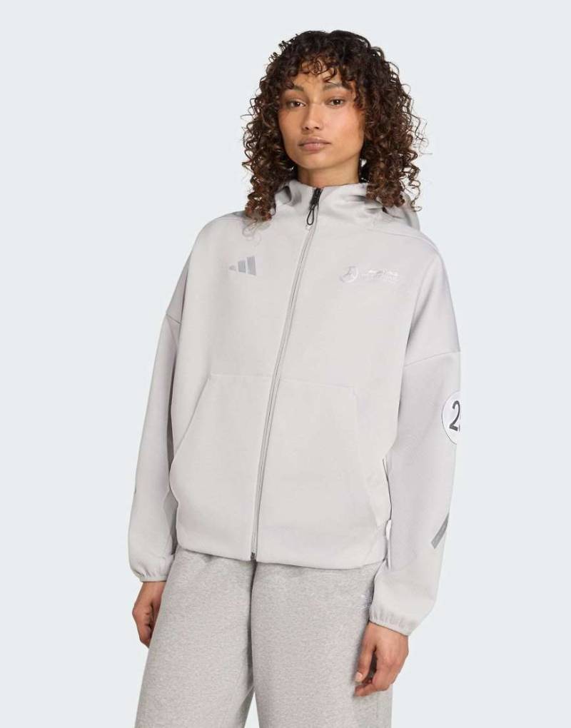 adidas Performance - Mercedes-AMG Petronas Formel 1 Team Silver Arrows - Sweatshirt in Grey Two-Grau von adidas performance
