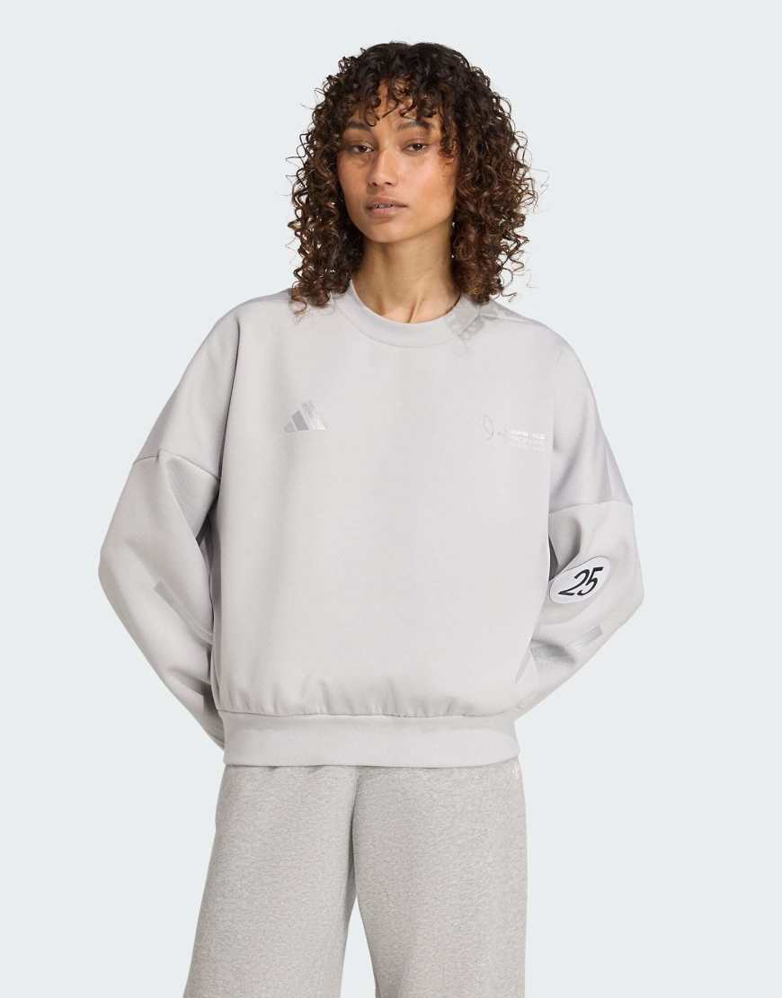 adidas Performance - Mercedes-AMG Petronas Formel 1 Team Silver Arrows - Sweatshirt in Grey Two-Grau adidas Performance - Mercedes-AMG Petronas Formel 1 Team Silver Arrows - Sweatshirt in Grey Two-Grau von adidas performance