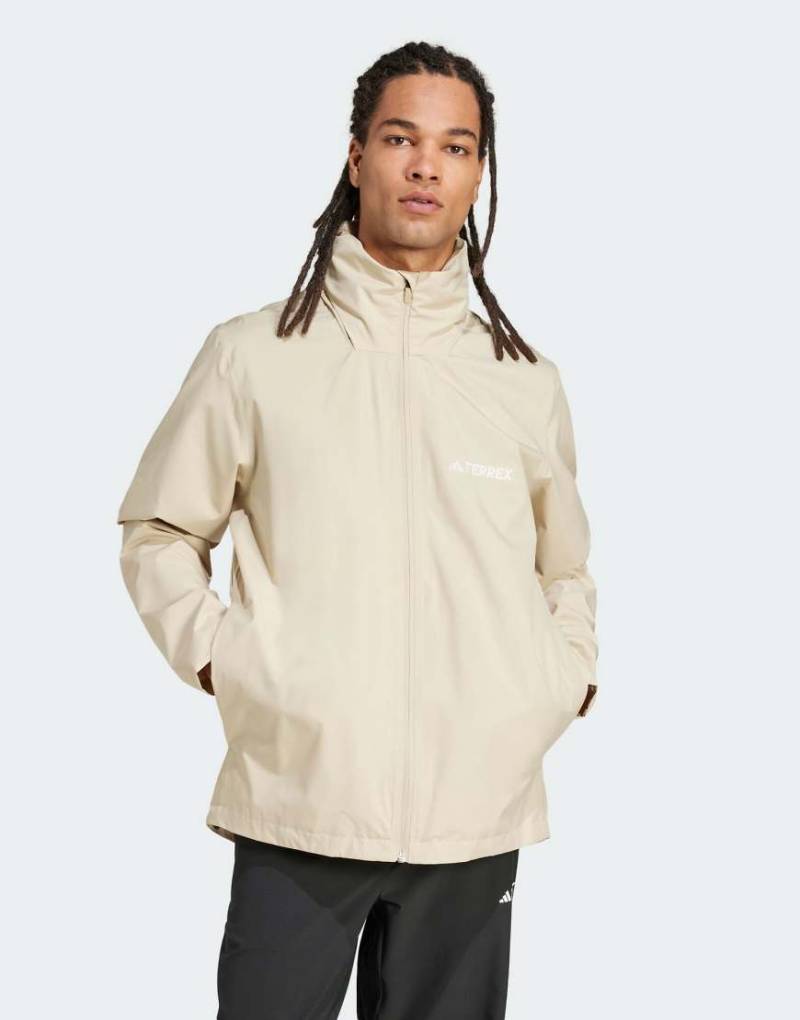 adidas Performance - Multi Essentials - Regenjacke in Savanna, 2l-Neutral von adidas performance