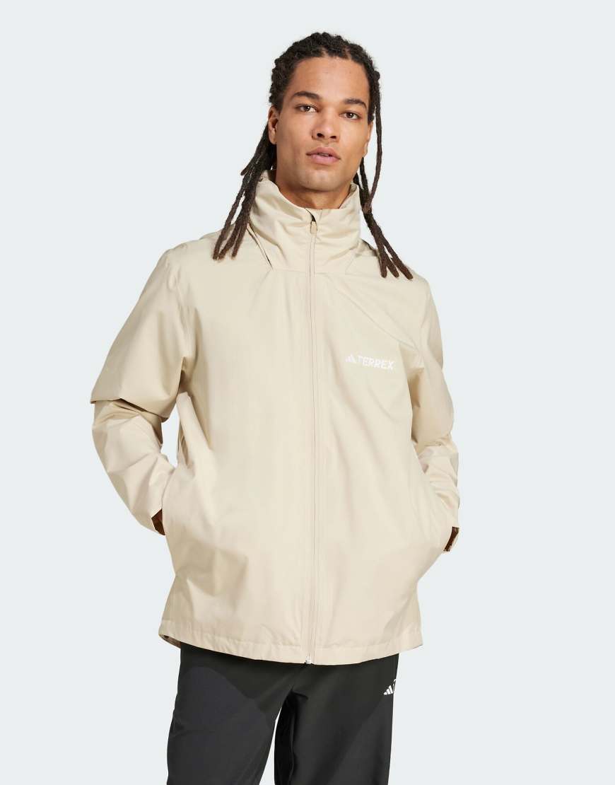 adidas Performance - Multi Essentials - Regenjacke in Savanna, 2l-Neutral von adidas performance