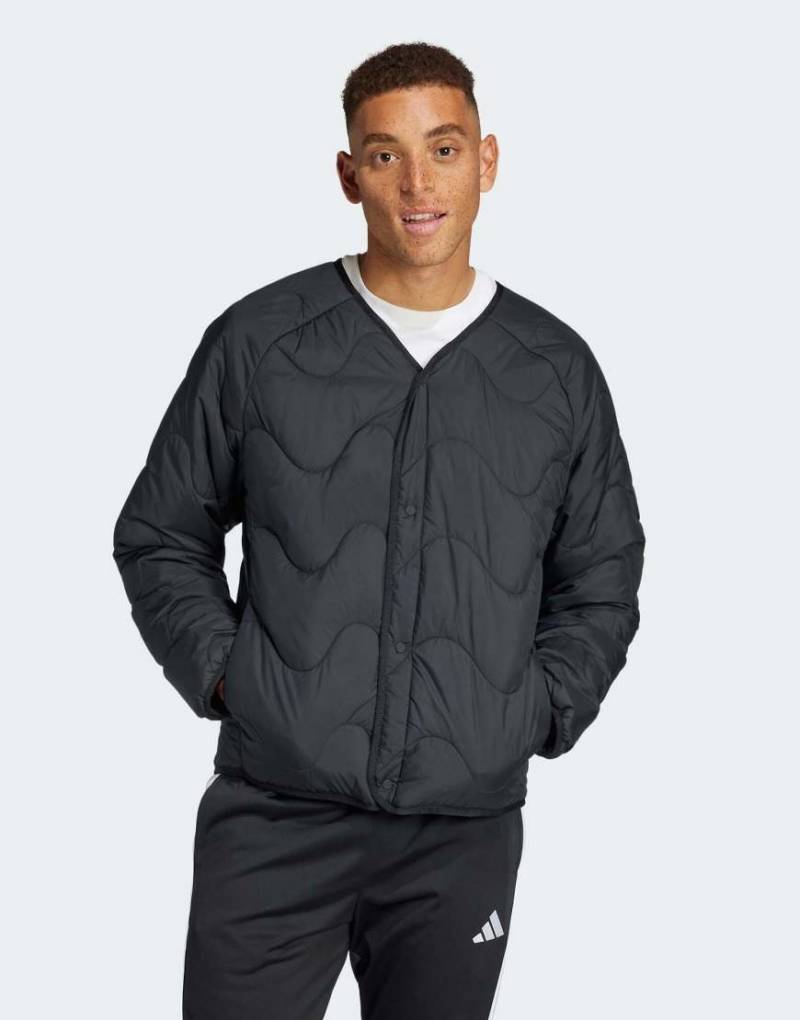 adidas Performance - Nuganic - Isolierte Winterjacke in Schwarz von adidas performance