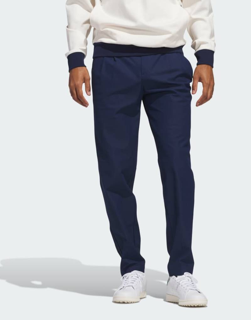 adidas Performance Originals - Hose aus Twistknit-Stoff in Night Indigo mit Faltendetails-Blau von adidas performance