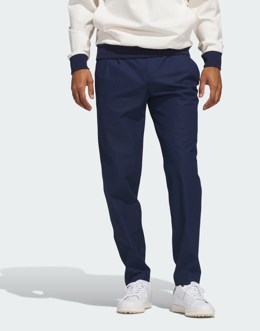 adidas Performance Originals - Hose aus Twistknit-Stoff in Night Indigo mit Faltendetails-Blau von adidas performance