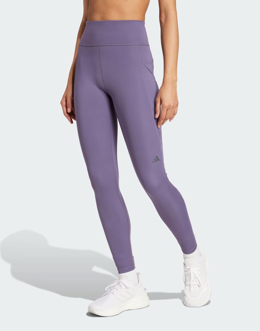 adidas Performance - Own The Run - 7/8-Leggings in Preloved Violet-Lila von adidas performance