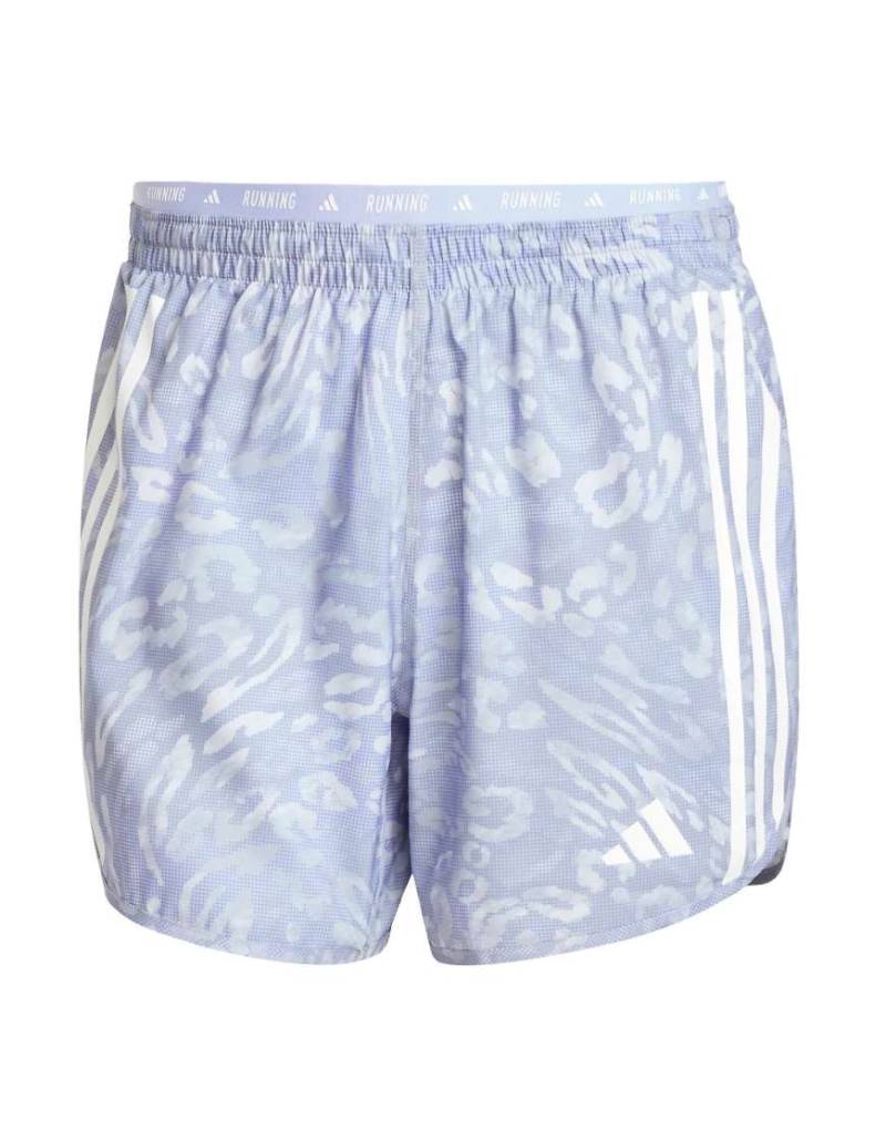 adidas Performance - Own The Run - Shorts in Dash Grey und Violet Tone mit den 3 Streifen-Grau von adidas performance