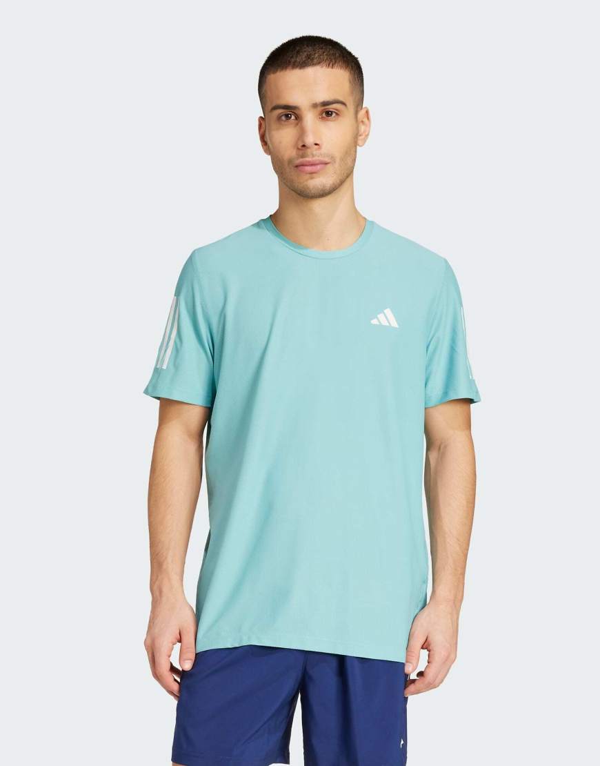 adidas Performance - Own the Run - T-Shirt in Mint Ton-Grün von adidas performance