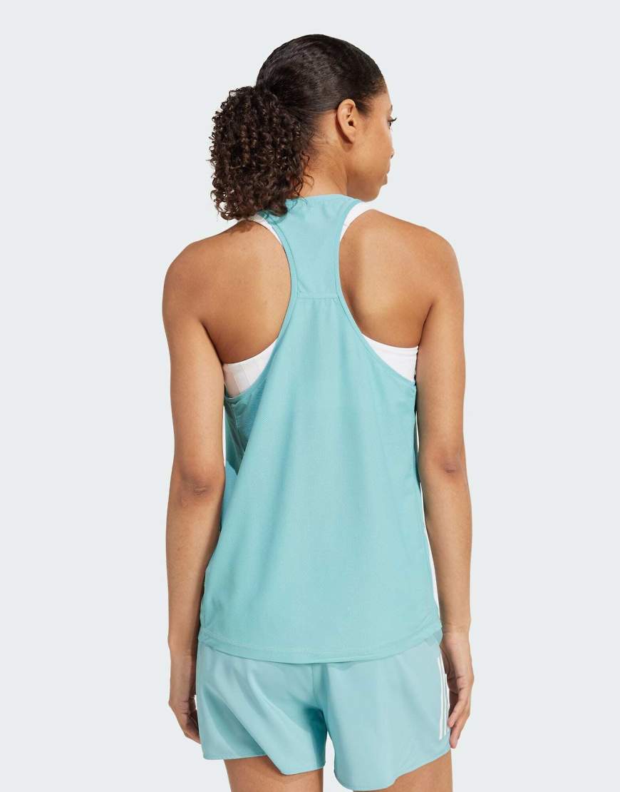 adidas Performance - Own the Run - Tanktop in Mint Ton-Grün von adidas performance