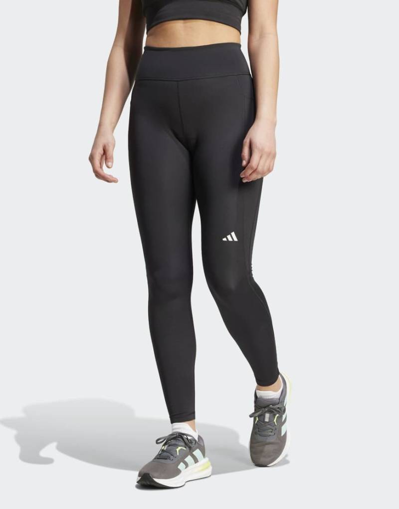 adidas Performance - Own the run Winter - Lange Leggings in Schwarz von adidas performance