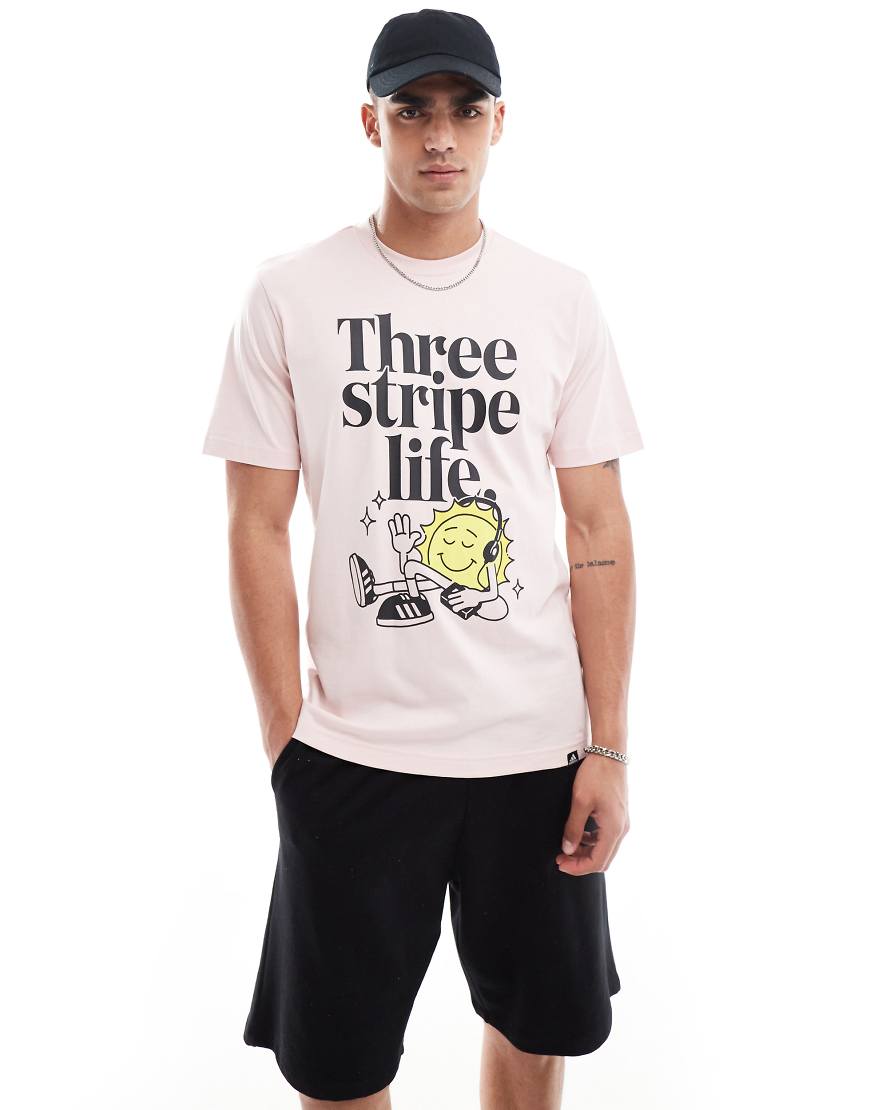 adidas Performance - Positive - T-Shirt in Rosa von adidas performance