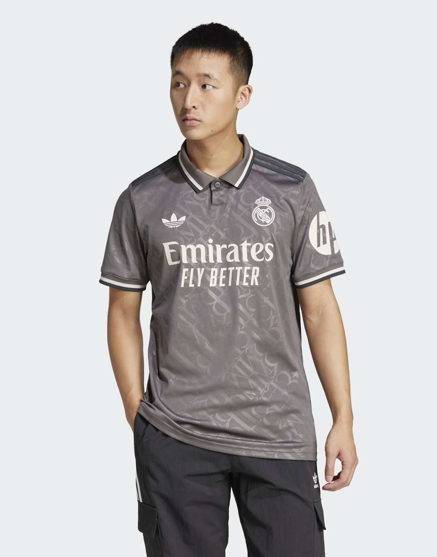 adidas Performance - Real Madrid 24/25 - Heimspiel-Trikot in Anthrazit-Grau von adidas performance