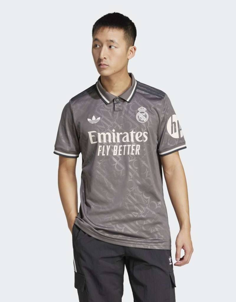 adidas Performance - Real Madrid 24/25 - Heimspiel-Trikot in Anthrazit-Grau von adidas performance