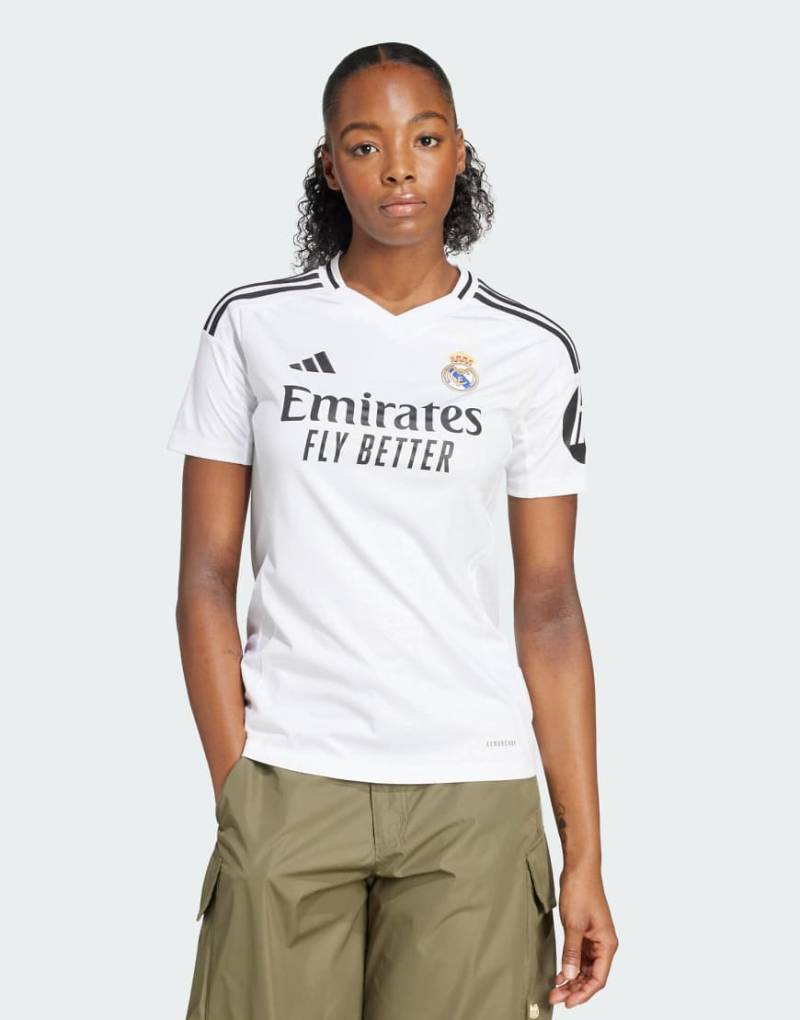 adidas Performance - Real Madrid 24/25 - Heimspiel-Trikot in Weiß adidas Performance - Real Madrid 24/25 - Heimspiel-Trikot in Weiß von adidas performance