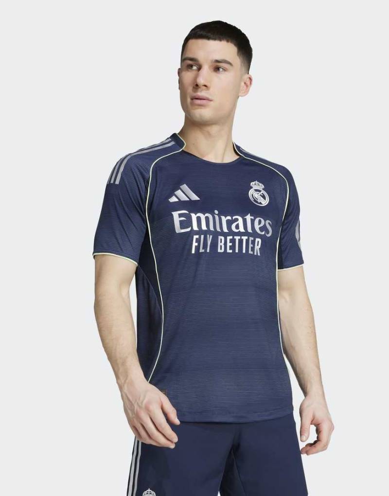 adidas Performance - Real Madrid 25/26 Authentic - Auswärts-Trikot in Legend Ink-Schwarz von adidas performance