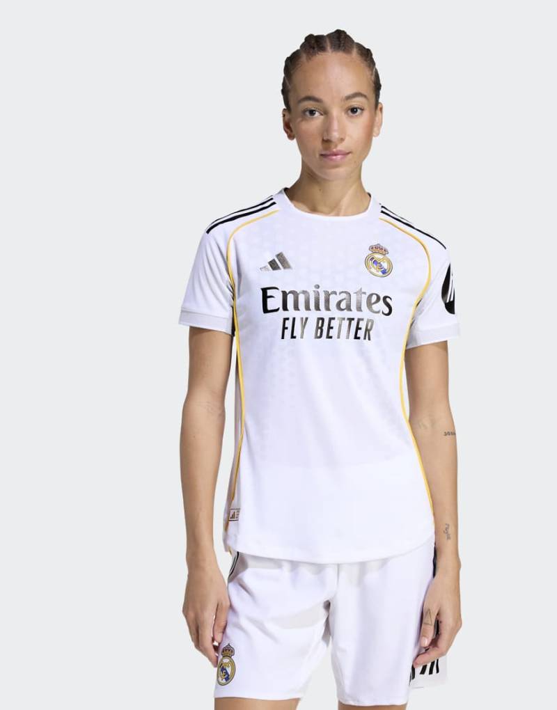 adidas Performance - Real Madrid 25/26 Authentic - Heimspiel-Trikot in Weiß von adidas performance
