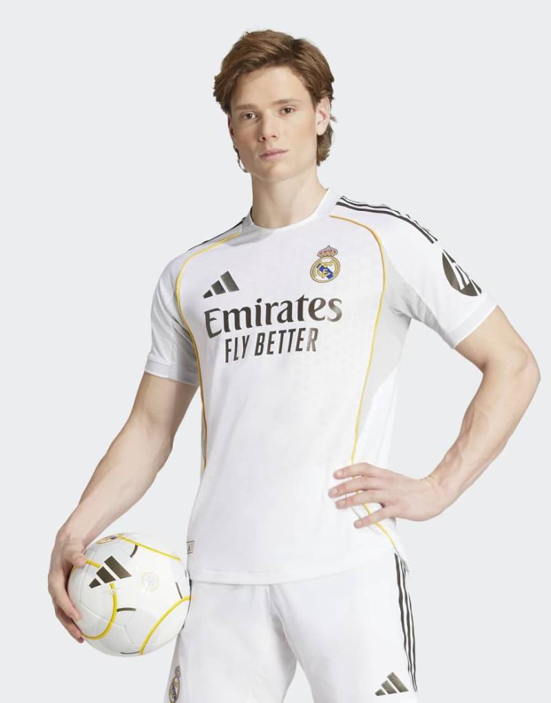 adidas Performance - Real Madrid 25/26 Authentic - Heimspiel-Trikot in Weiß von adidas performance