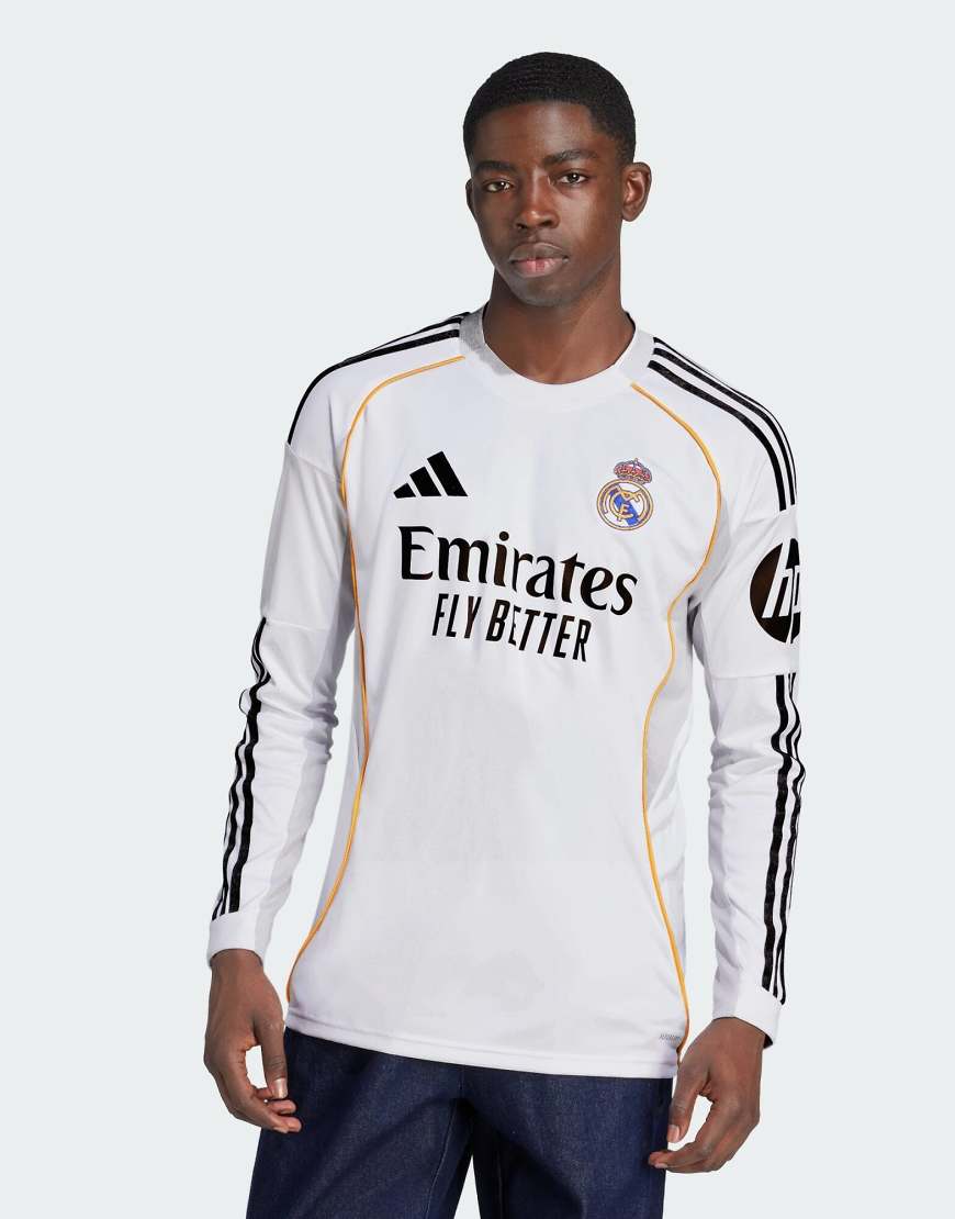adidas Performance - Real Madrid 25/26 - Langärmliges Heim-Trikot in Weiß adidas Performance - Real Madrid 25/26 - Langärmliges Heim-Trikot in Weiß von adidas performance