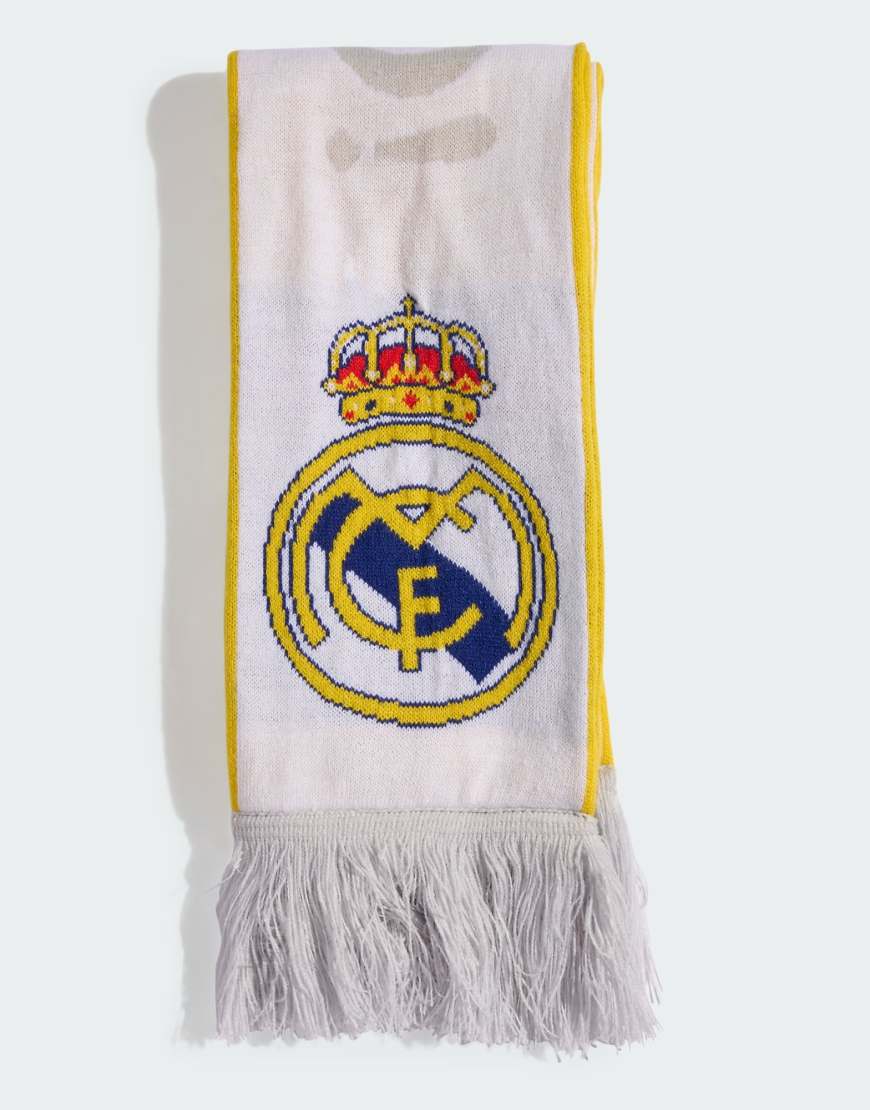adidas Performance - Real Madrid - Schal in Weiß / Bold Gold / Light Soli adidas Performance - Real Madrid - Schal in Weiß / Bold Gold / Light Soli von adidas performance