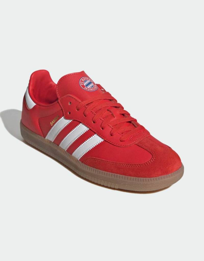 adidas Originals - Bayern München Samba - Sneaker in Rot und Weiß von adidas performance
