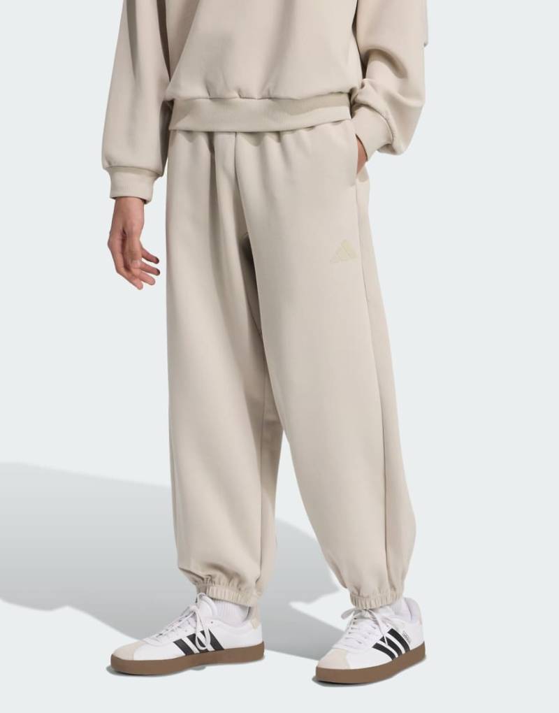 adidas Performance - Soft Lux - Hose in Beige-Neutral von adidas performance