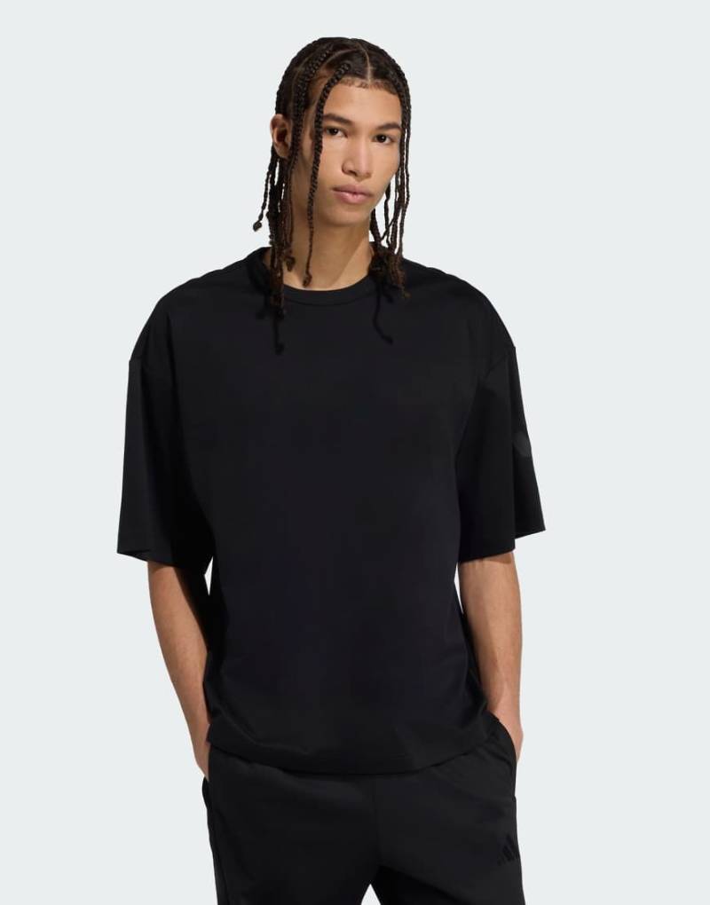 adidas Performance - Soft Lux - T-Shirt in Schwarz von adidas performance