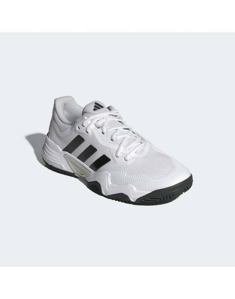 adidas Performance - Solematch Control 2 - Tennisschuhe in Wolkenweiß/Schwarz-Blau-Metallic von adidas performance