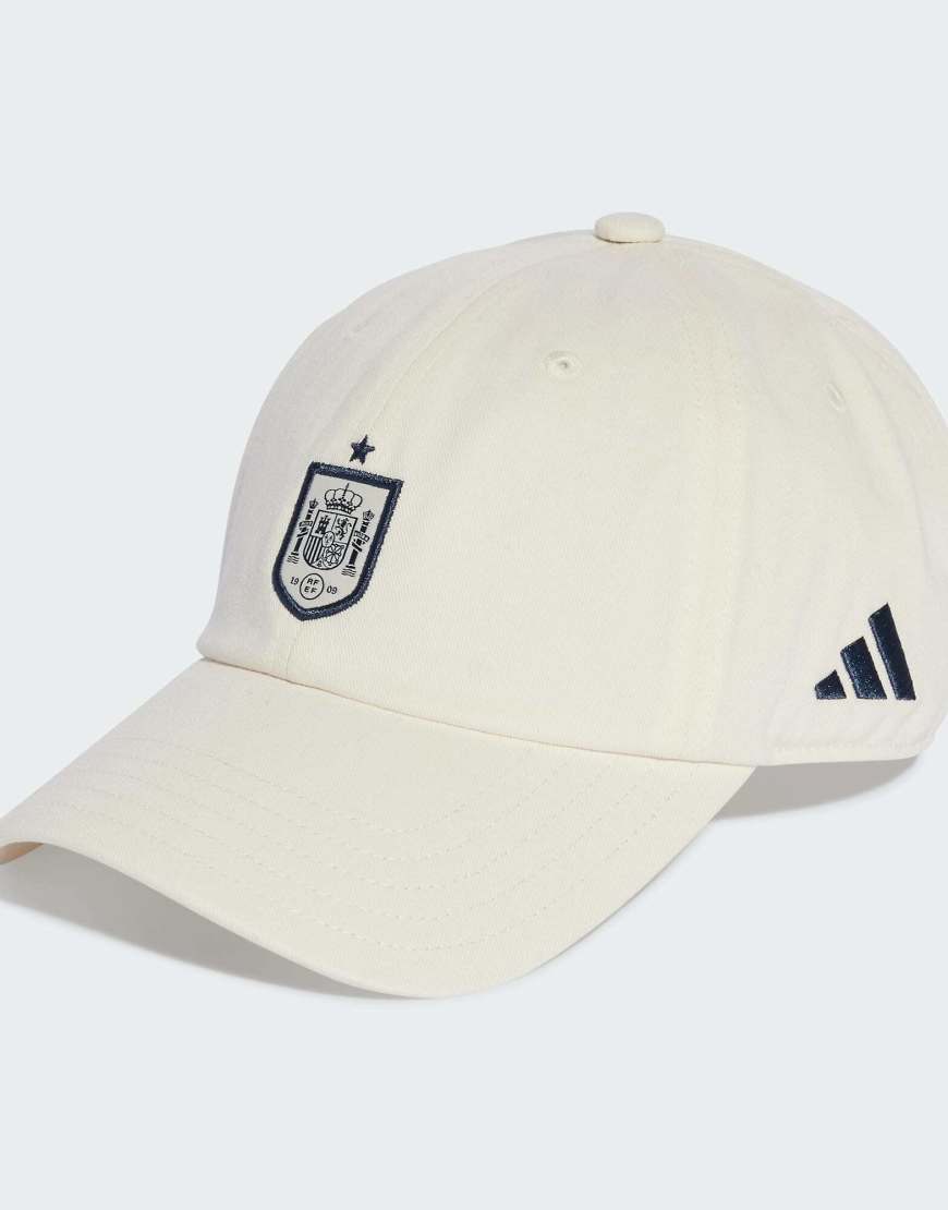 adidas Performance - Spanien (Frauen-Team) Auswärtsspiel - Kappe in Kreideweiß / Mitternachtsblau von adidas performance