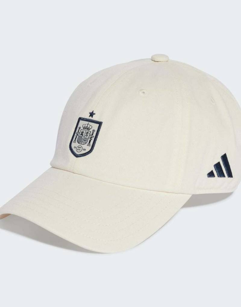 adidas Performance - Spanien (Frauen-Team) Auswärtsspiel - Kappe in Kreideweiß / Mitternachtsblau von adidas performance